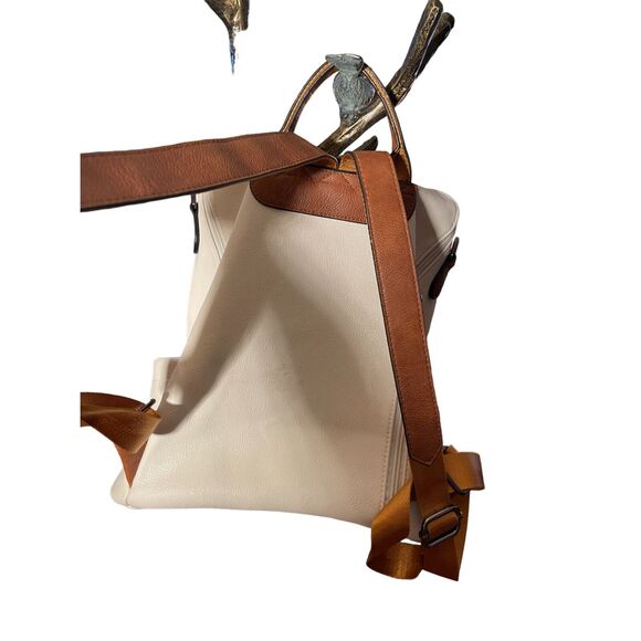 brown leather backpack changing bag VASCHY Diaper for Mum Dad, Unisex Large Waterproof Vegan Baby Bag with Pad,Insulated Pockets,Padded Laptop Sleeve for Travel,Brown : Baby or brunch OPAGE Vegan UP Leather Backpack